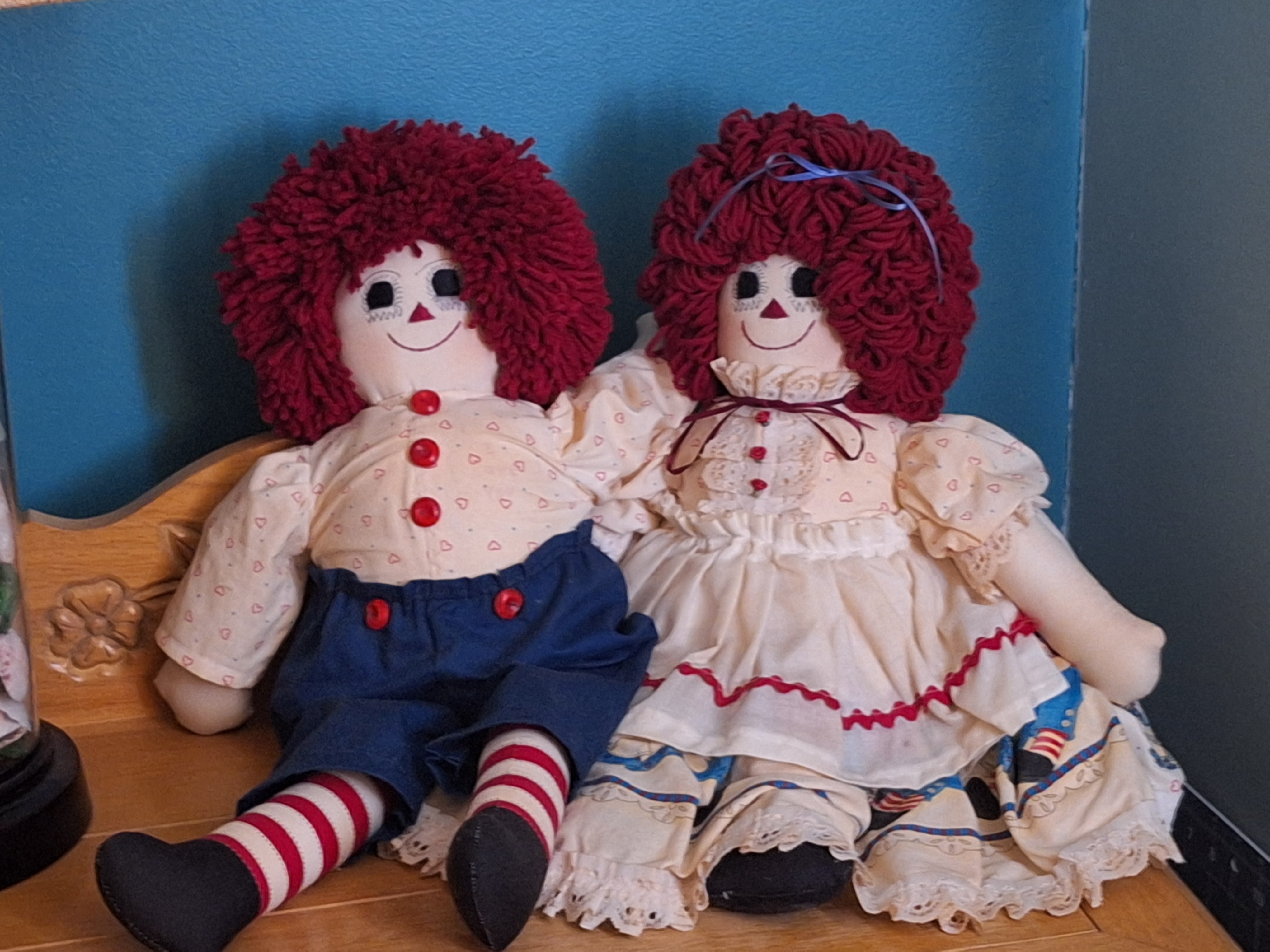 My handmade raggedy ann and andy