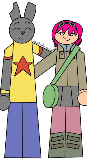 Halloween costumes (they went as Scott Pilgrim and Ramona Flowers)