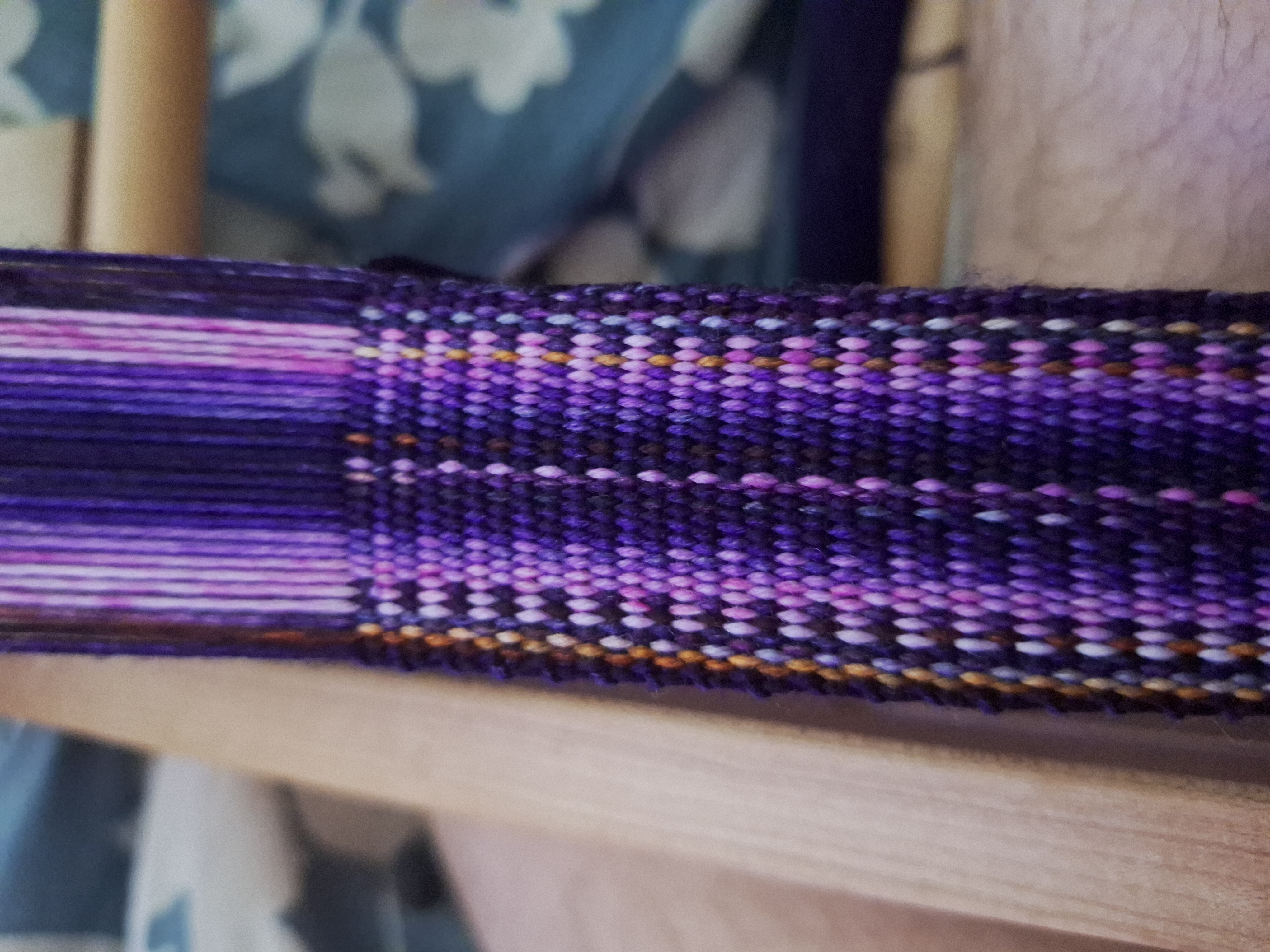 My weaving on the inkle loom