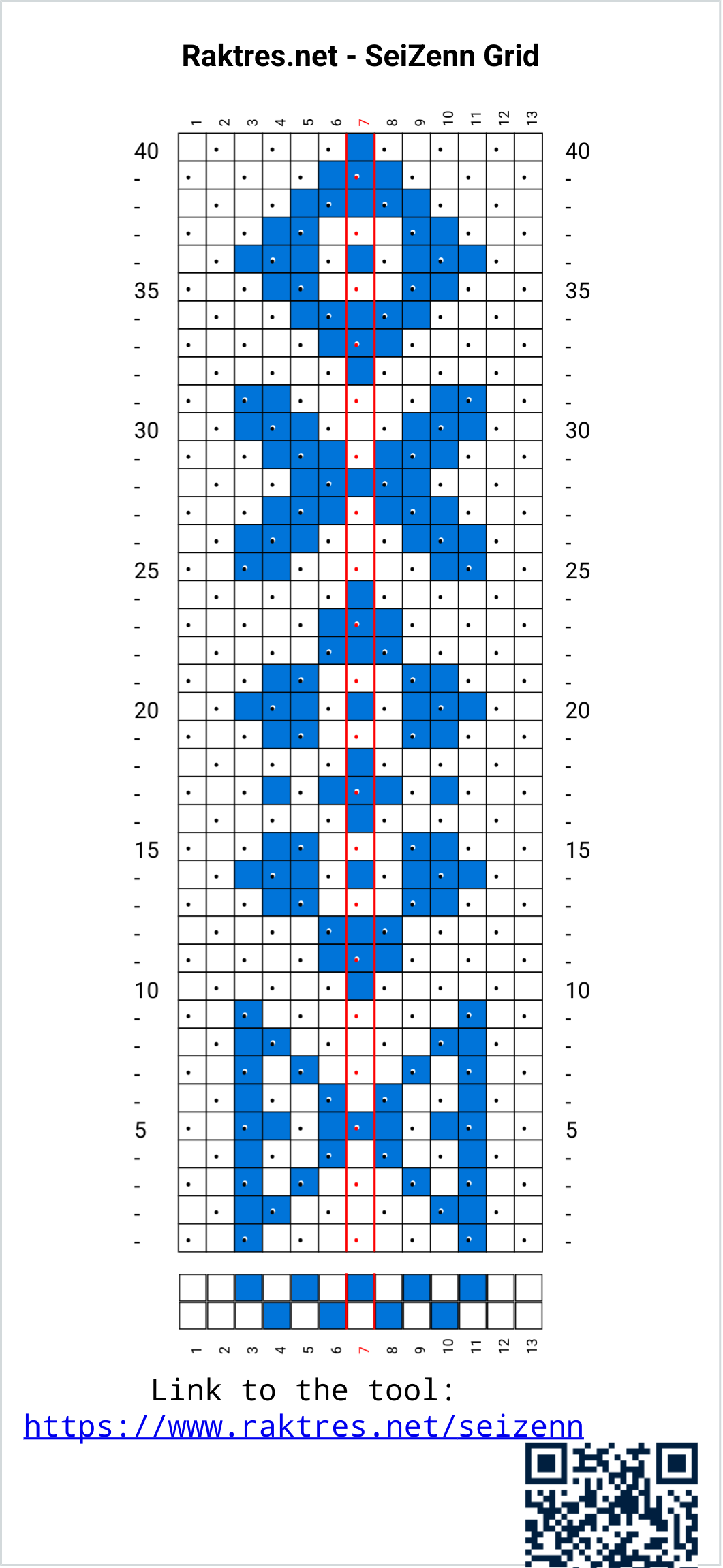 A baltic grid pattern