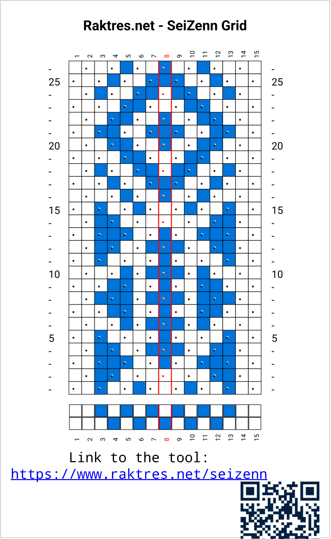 A baltic grid pattern