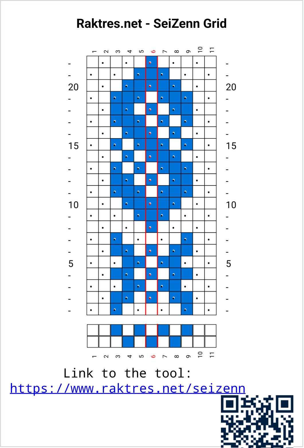 A baltic grid pattern